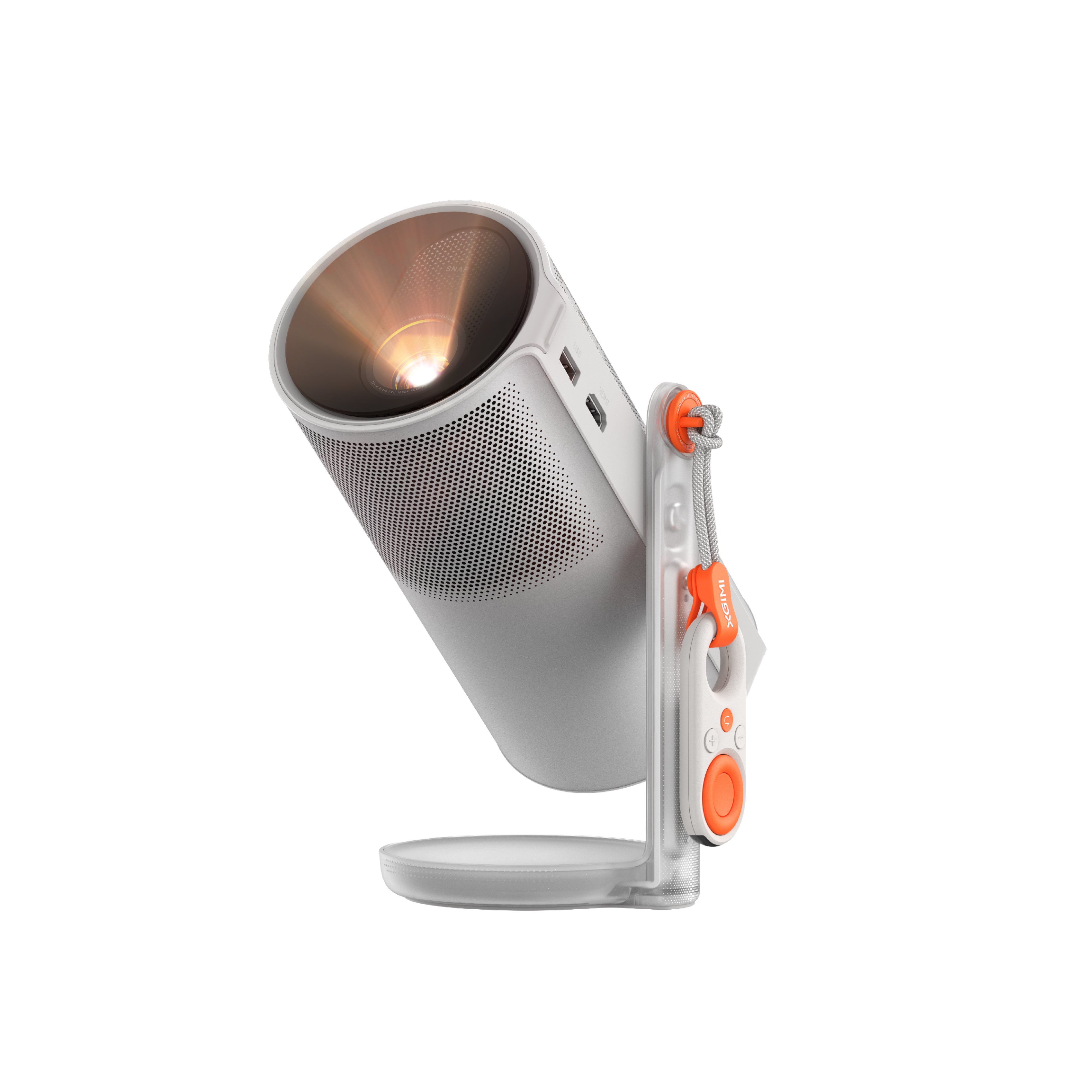 Dado que incorpora un soporte giratorio de 360°, el MoGo 4 puede proyectar imágenes en cualquier tipo de pantalla, pared, techo e, incluso, tiendas de campaña. Túmbate en el sofá o la cama, y disfruta como nunca de las películas.