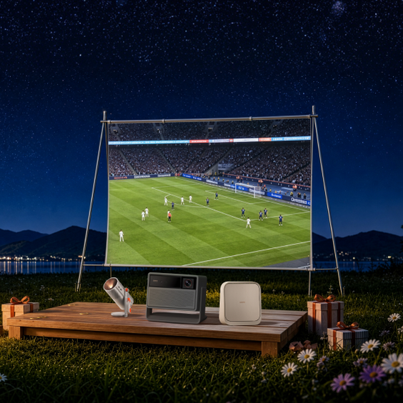 ¿Cómo ver en directo el torneo de fútbol de 2026 con un proyector?