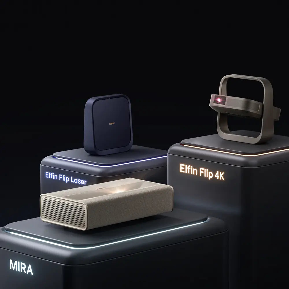 XGIMI presenta su gama de proyectores 2026: Elfin Flip 4K, Elfin Flip Laser y MIRA