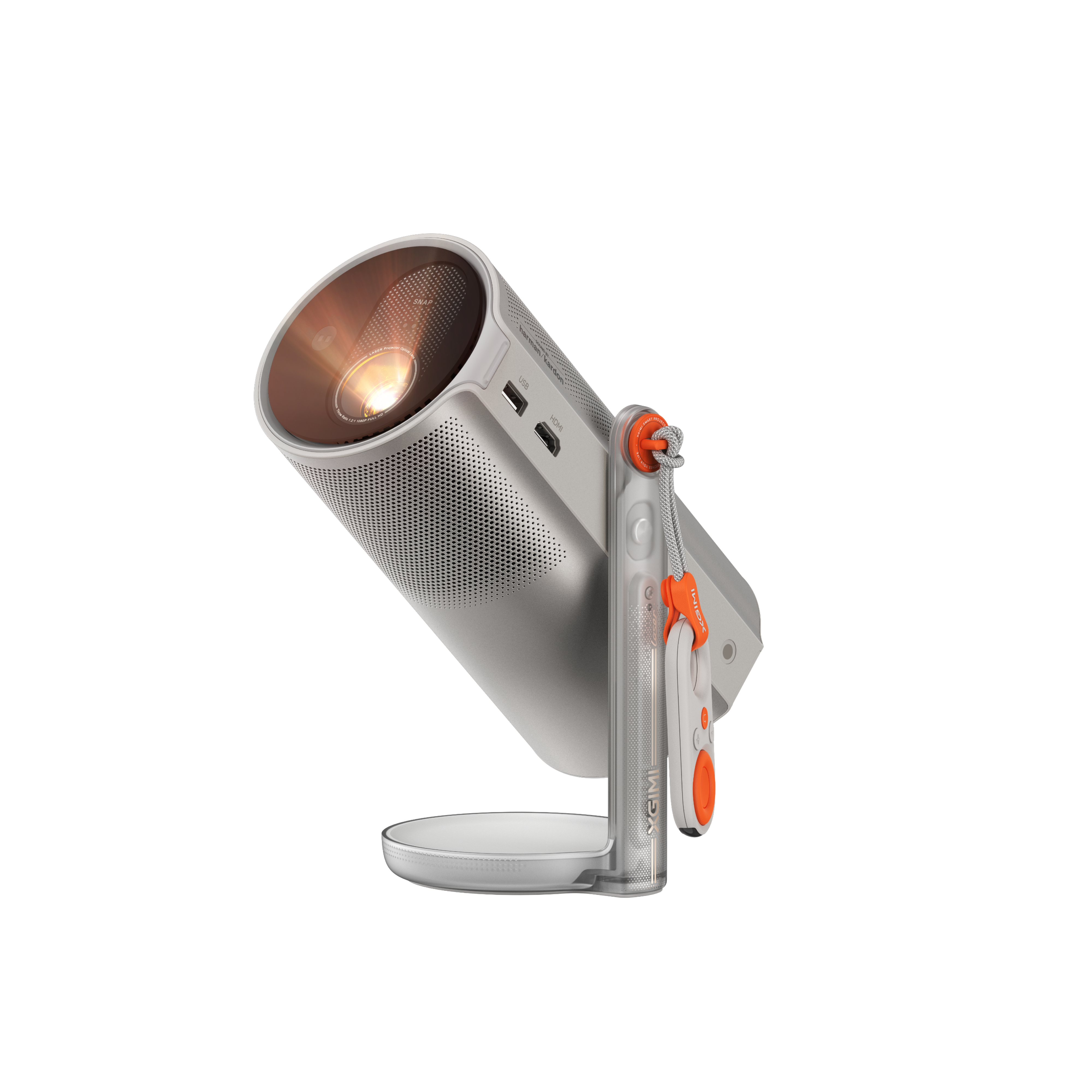 El proyector láser portátil XGIMI MoGo 4 Laser incorpora un modo de luz ambiente para adaptar las proyecciones a tu estado de ánimo. Actívalo y elige con total comodidad entre los 8 colores disponibles.