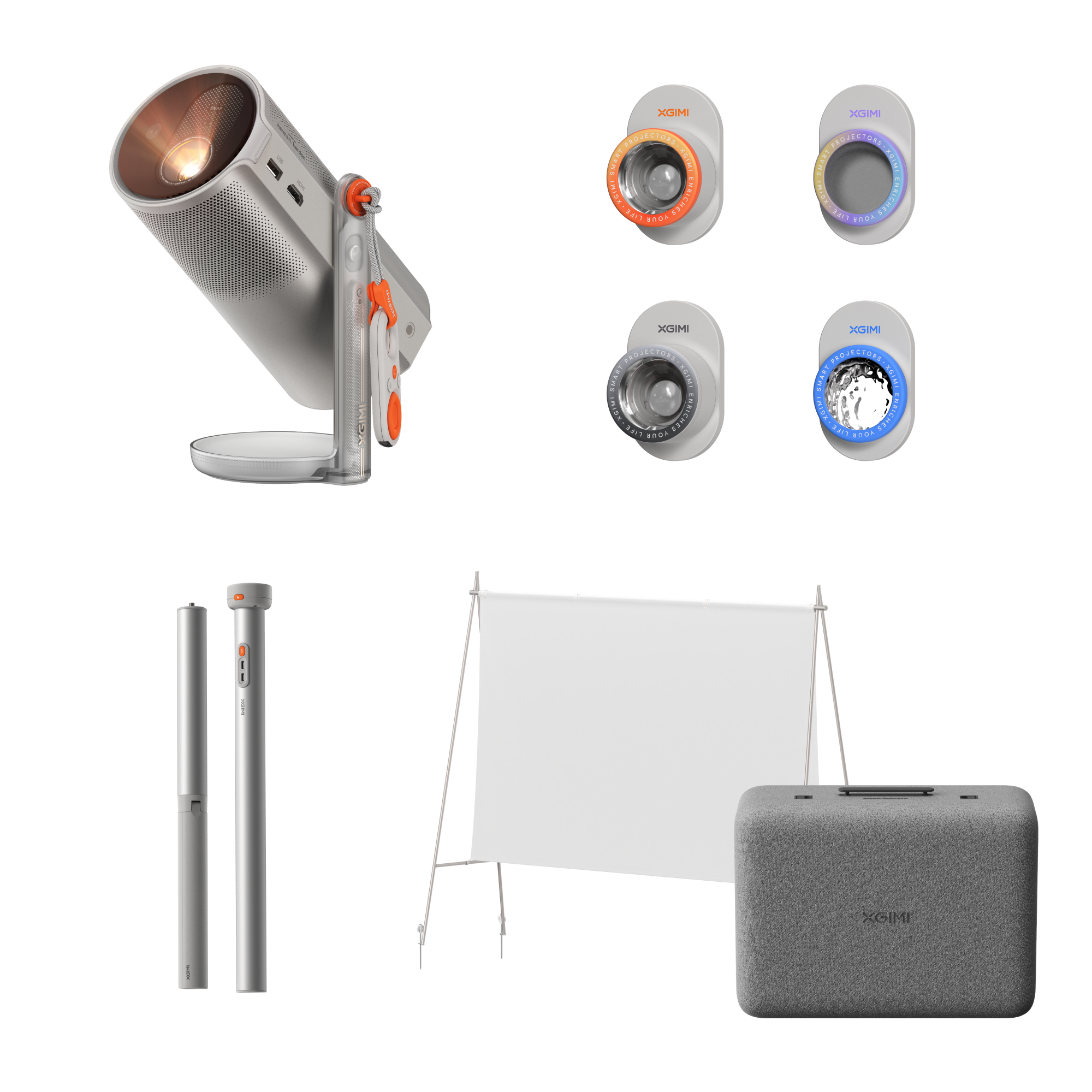 Lista de paquetes de XGIMI MoGo 4 Laser Proyector Colección al aire libre