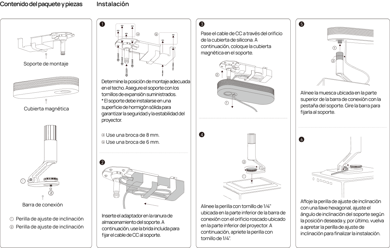 XGIMI Ceiling Mount mountingguide.png__PID:6531aef1-1da8-46e0-a6c6-b234bb323c75