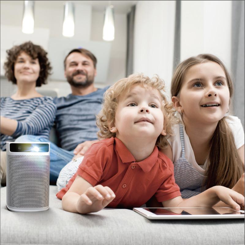 MoGo Pro - pico proyector 1080p - adecuado para familias con niños
