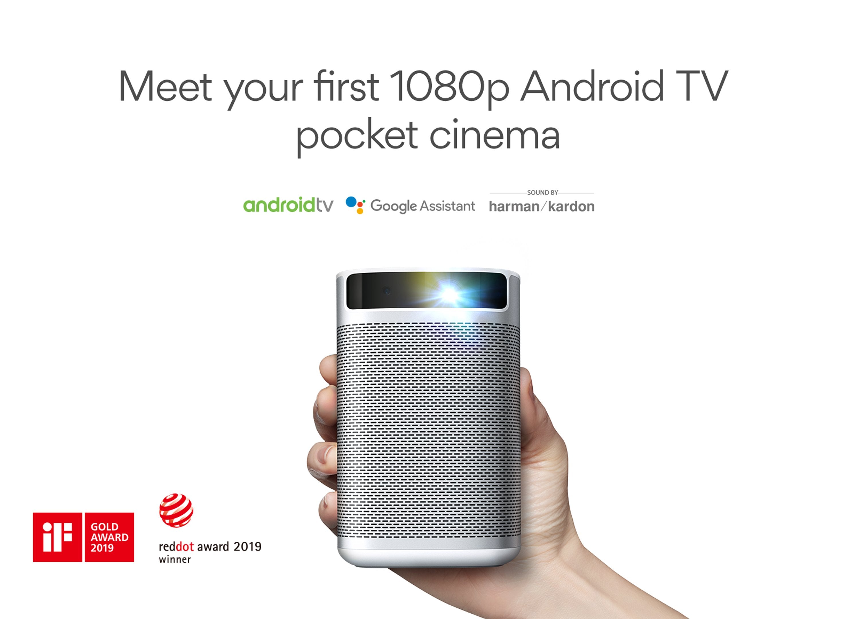 MoGo Pro - pico proyector 1080p - diseño premiado